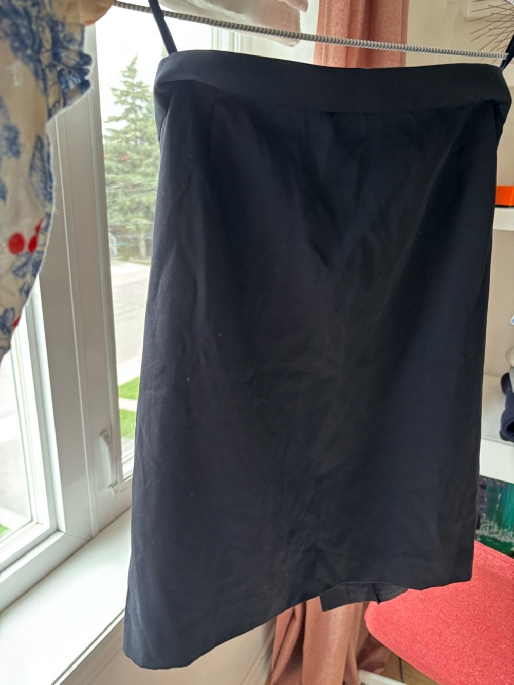Escada Navy Pencil Skirt